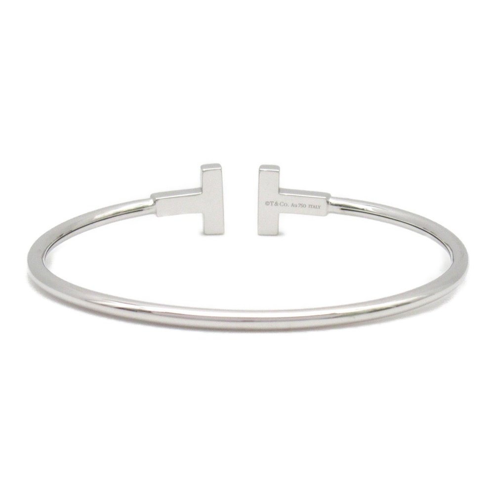 TIFFANY&CO T Wire Diamond Bracelet Clear K18WG[WhiteGold] diamond - Picture 2 of 5